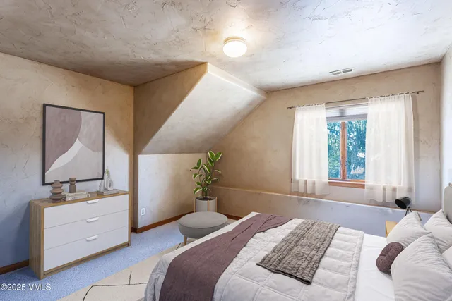 a view of a and mountain