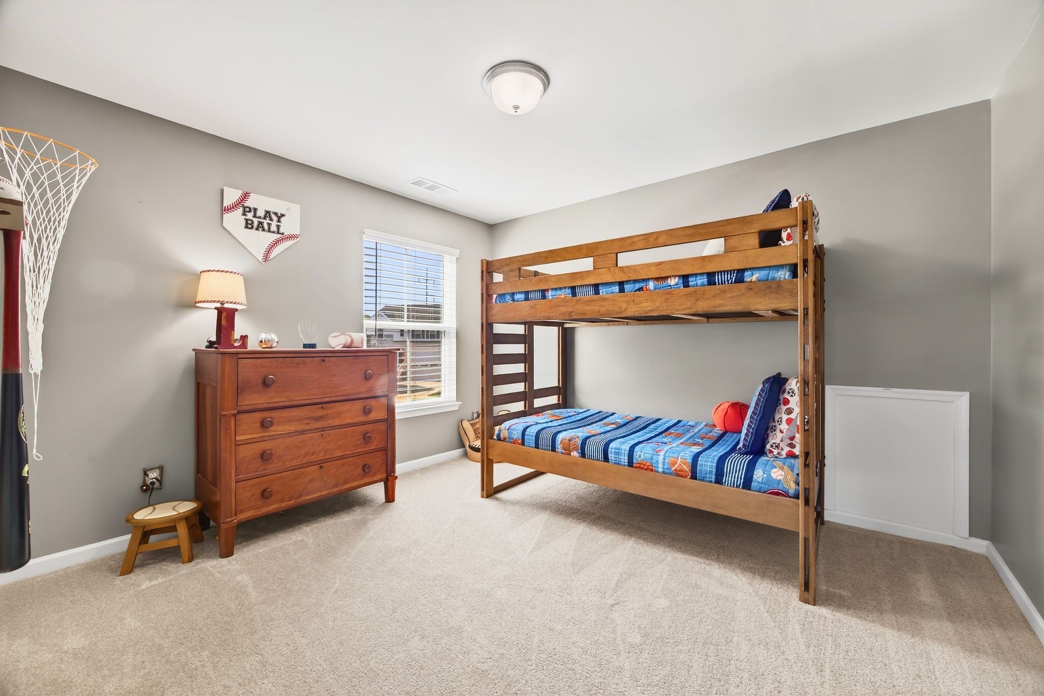 423 Heroit Drive Spring Hill, TN 37174 - Photo 37 of 43 a bedroom with a bunk bed and a dresser in it