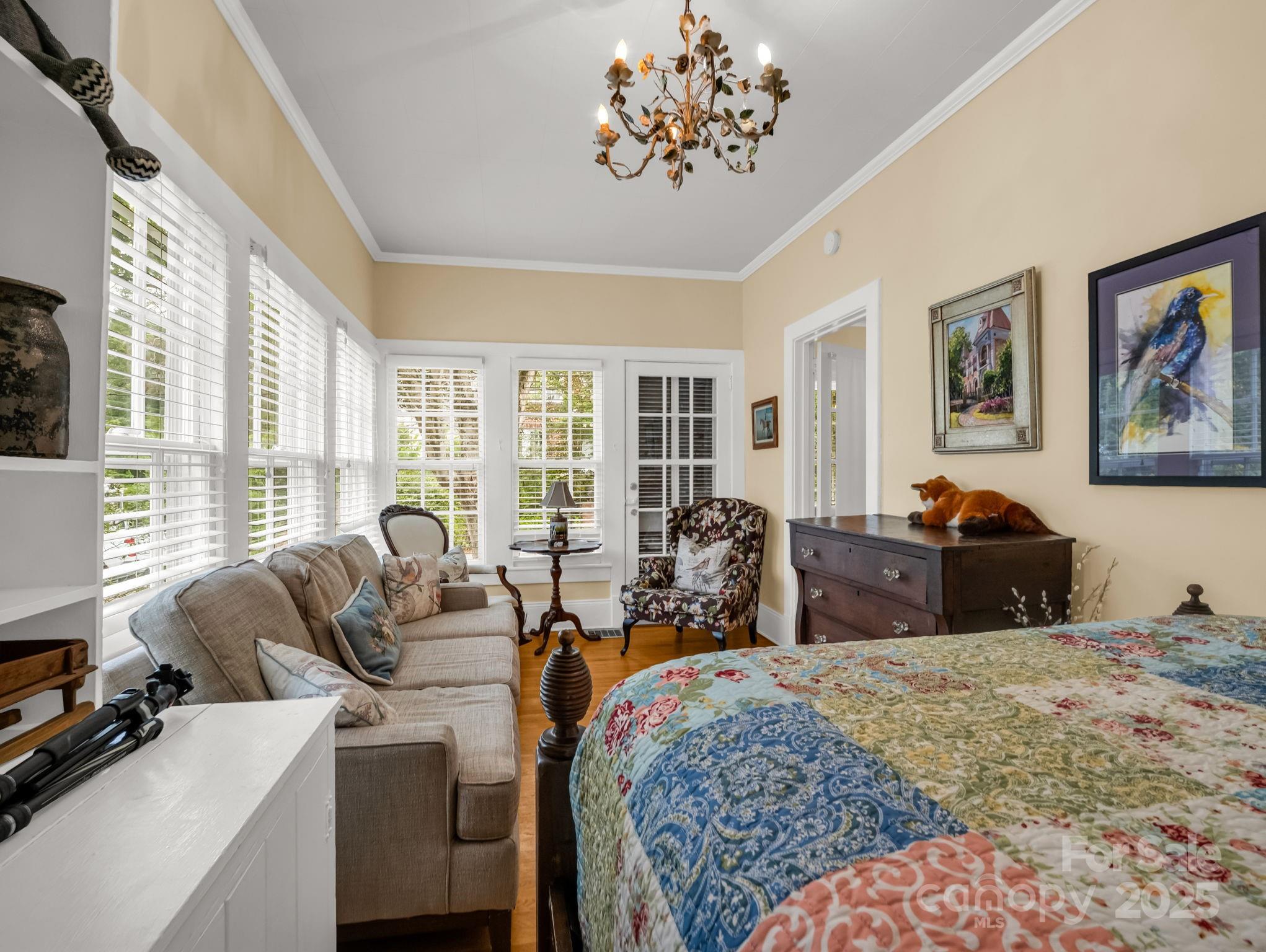 191 West 6th Street Rutherfordton, NC 28139 - Photo 21 of 38 a bed room with two beds and a large window