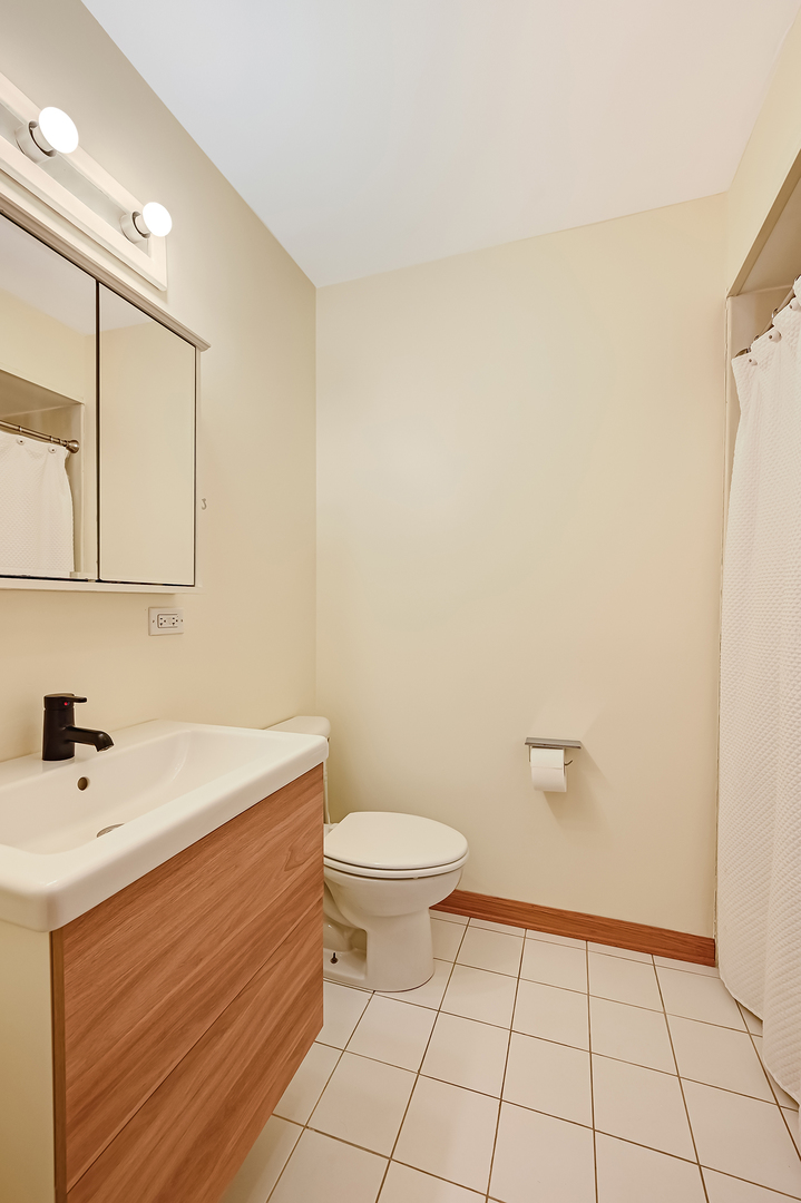 330 Village Road Willowbrook, IL 60527 - Photo 16 of 19 a bathroom with a sink a toilet and mirror