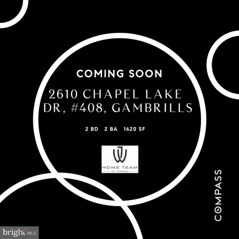 $399,000 | 2610 Chapel Lake Drive, Unit 408, Gambrills, MD 21054