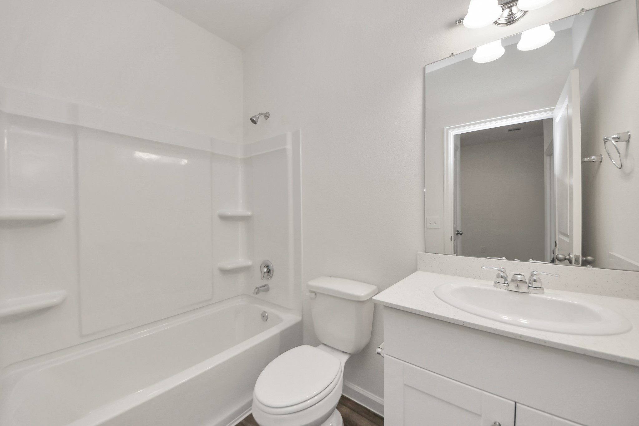 1812 Corsica Crk Lane Rosharon, TX 77583 - Photo 22 of 48 a bathroom with a sink a toilet and shower
