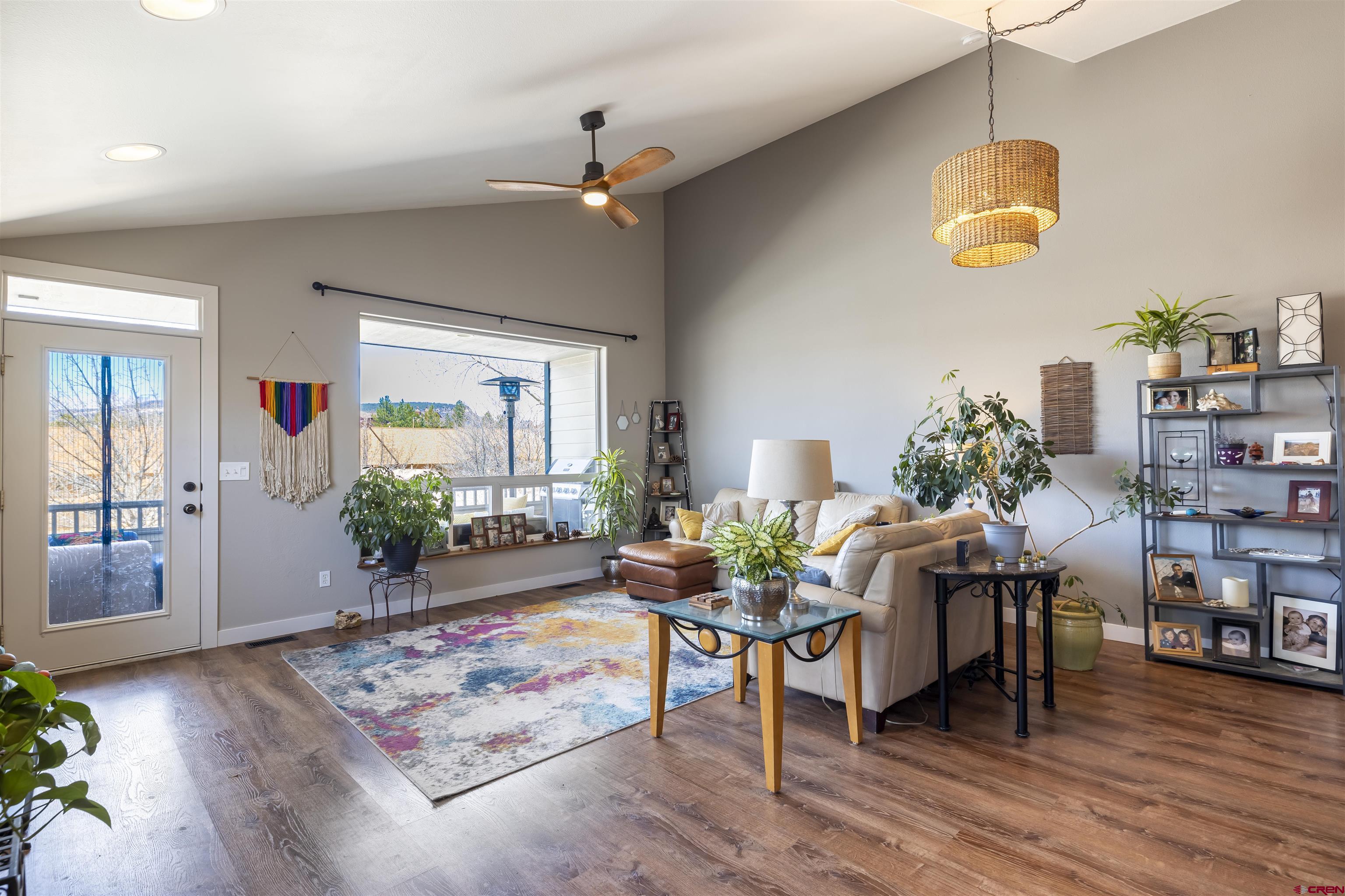 204 A Jenkins Ranch Road Durango, CO 81301 - Photo 8 of 28 a living room with furniture and wooden floor
