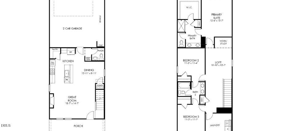 5132 Cardinal Rdg Way Wendell, NC 27591 - Photo 24 of 24 Floorplan
