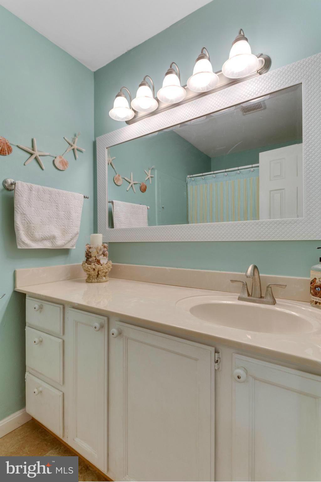 9810 Vale Road Vienna, VA 22181 - Photo 16 of 30 a bathroom with a sink and a mirror
