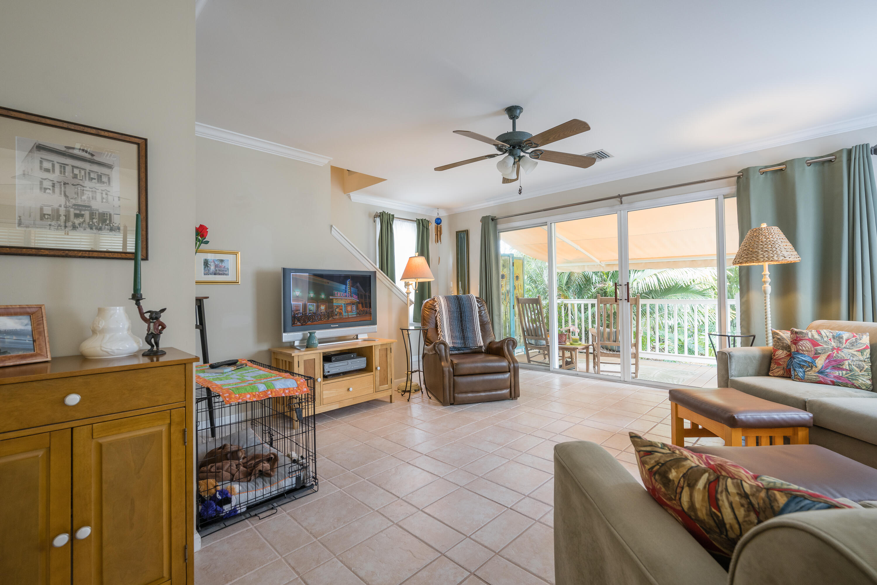 28 Spoonbill Way Key West, FL 33040 - Photo 22 of 82 a living room with furniture and a flat screen tv