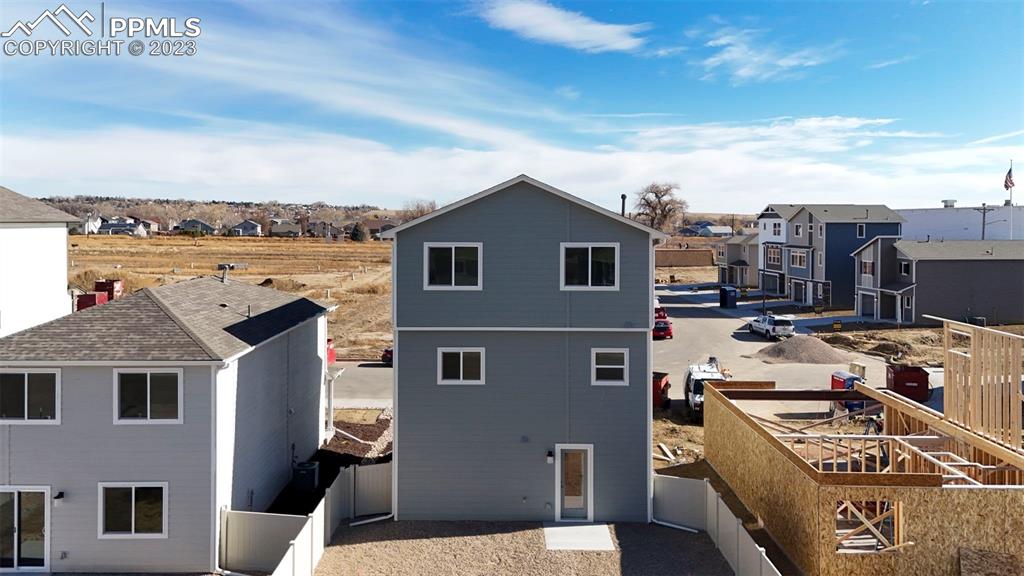 11270 Feliz Way Fountain, CO 80817 - Photo 40 of 42 a front view of a house with many windows