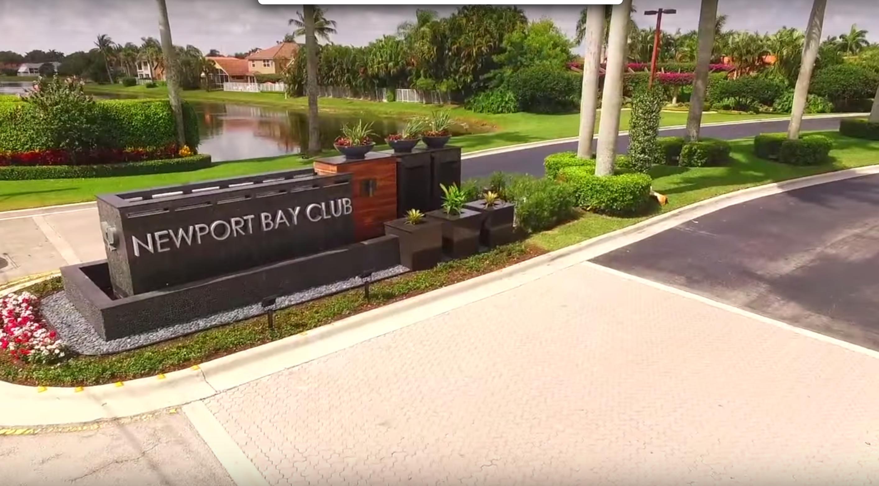 17192 Hampton Boulevard Boca Raton, FL 33496 - Photo 36 of 36 Newport Sign