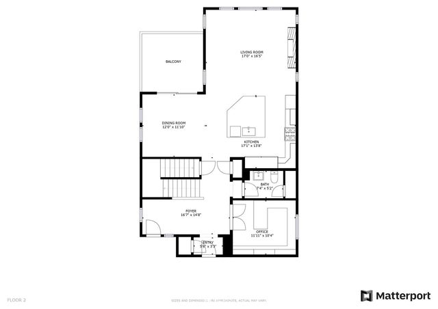 a picture of a bench in the floor