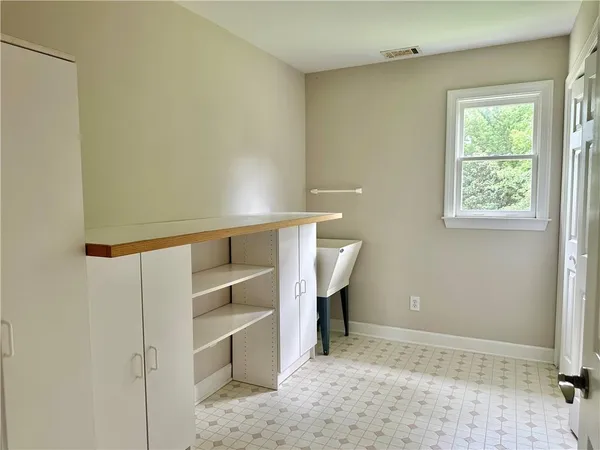 a view of an empty room
