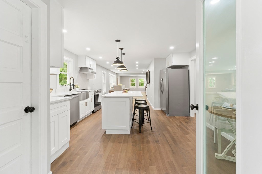 16 Chamberlain Road Shrewsbury, MA 01545 - Photo 17 of 38 a kitchen with a sink appliances and cabinets