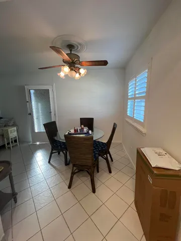 a workspace with furniture and window