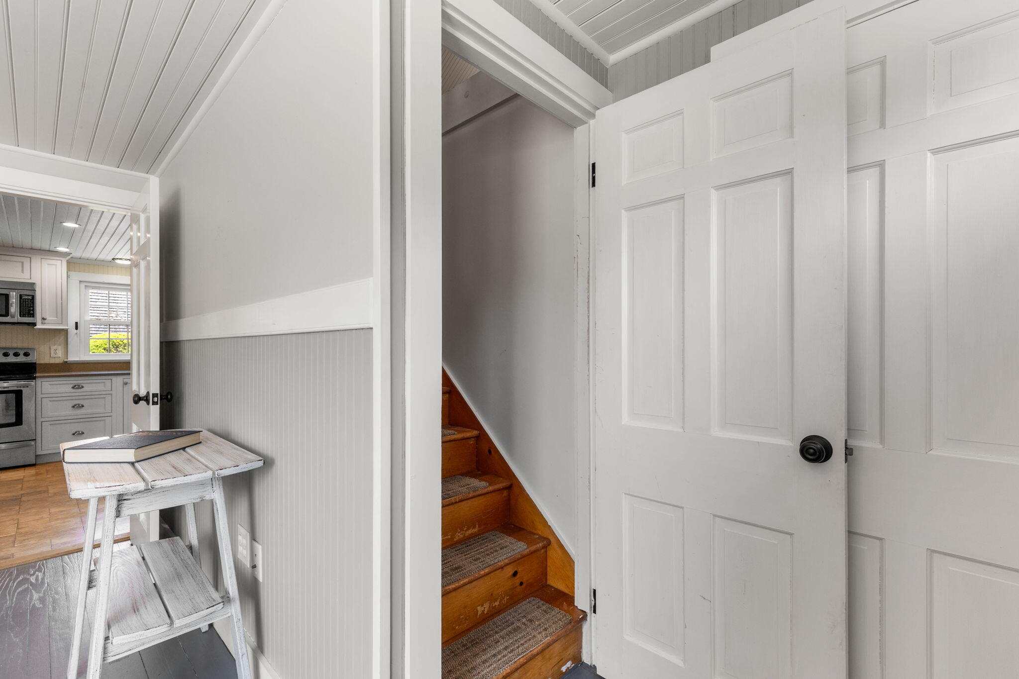 20 Peterson Road Falmouth, MA 02540 - Photo 13 of 28 stairs with door to 2nd floor