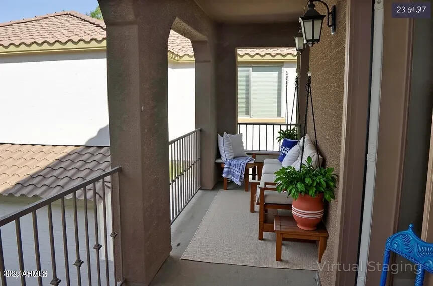 4114 South Sawmill Road Gilbert, AZ 85297 - Photo 29 of 42 Sawmill balcony staged
