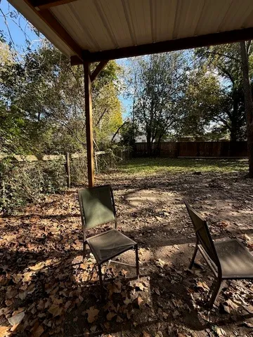 a view of a outdoor space with patio
