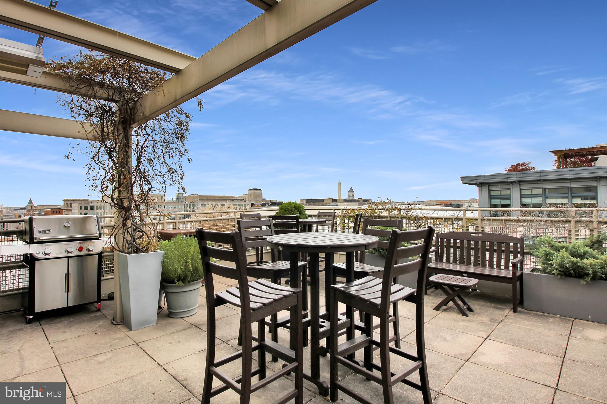 715 6th Street Northwest, Unit 1002 Washington, DC 20001 - Photo 32 of 38 Roof Patio