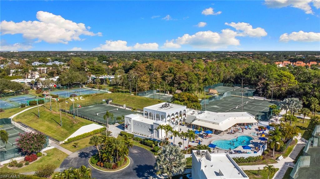 3324 Olympic Drive, Unit 313 Naples, FL 34105 - Photo 31 of 43 an aerial view of a house with a ocean view