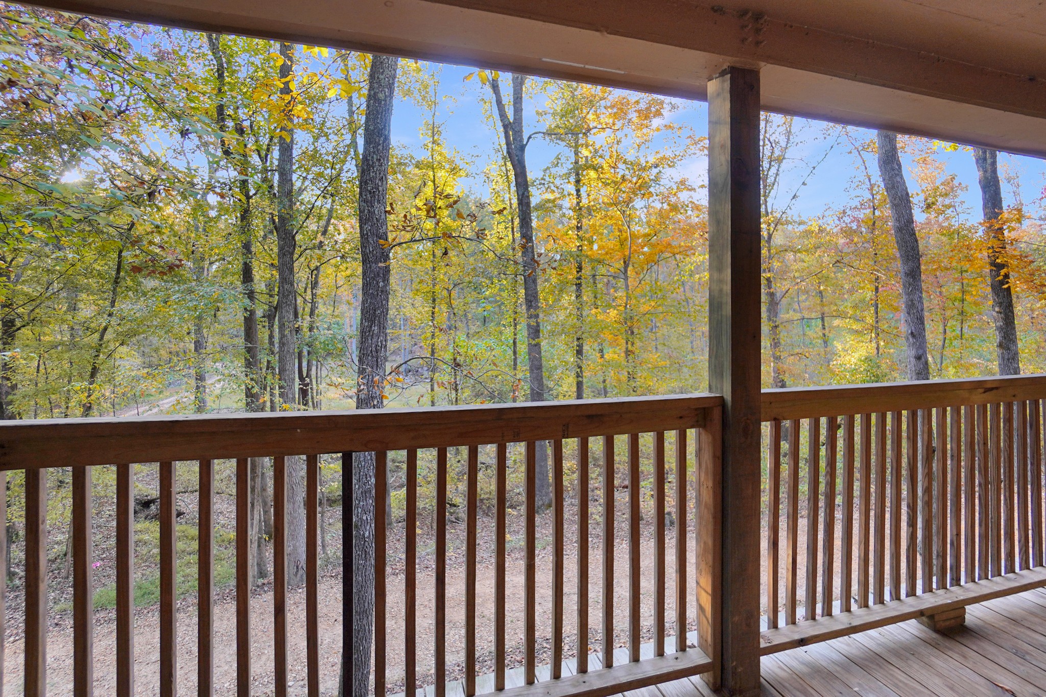 188 Woods Road Dover, TN 37058 - Photo 28 of 31 a view of a porch with a floor to ceiling window