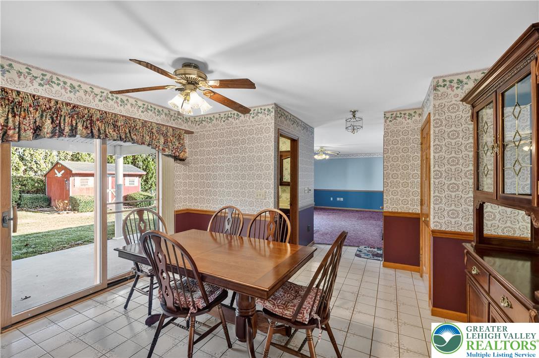 656 Daniels Road Nazareth, PA 18064 - Photo 15 of 54 a view of a dining room with furniture window and outside view