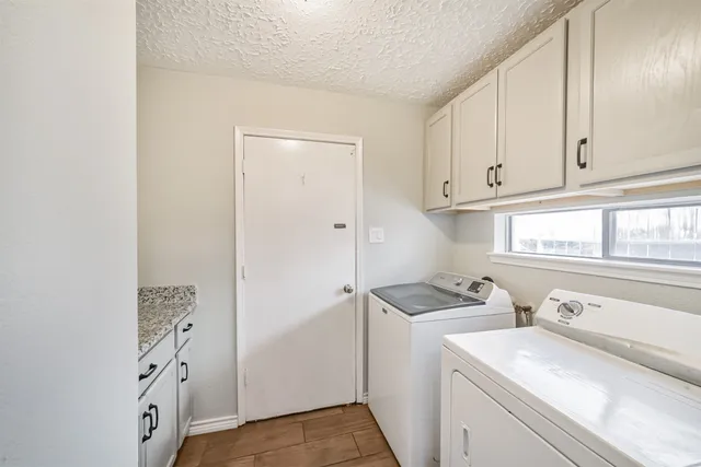 a room with storage and utility