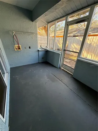 a view of a house with a window