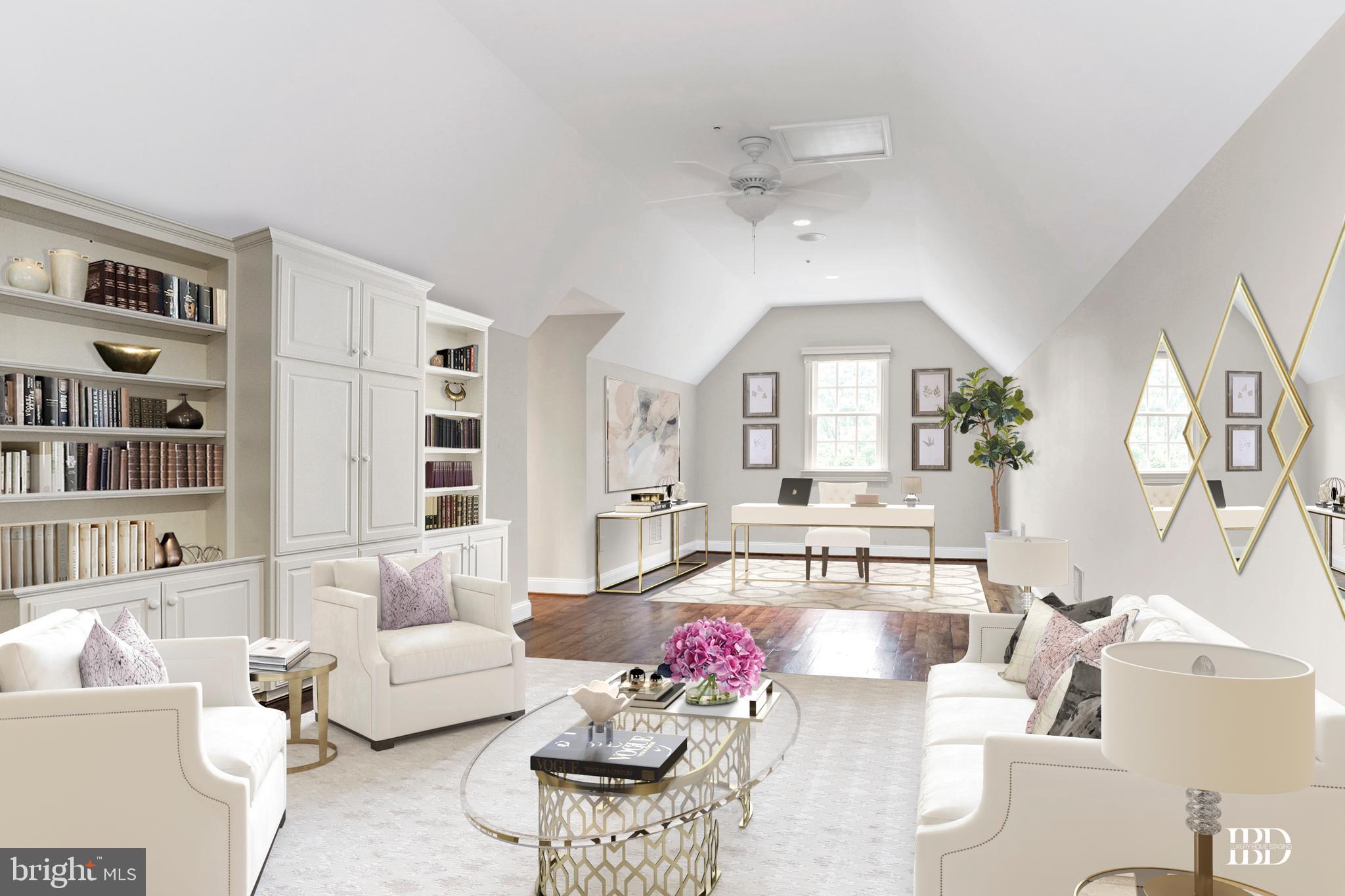 9809 Newhall Road Potomac, MD 20854 - Photo 19 of 37 a living room with furniture and a large window