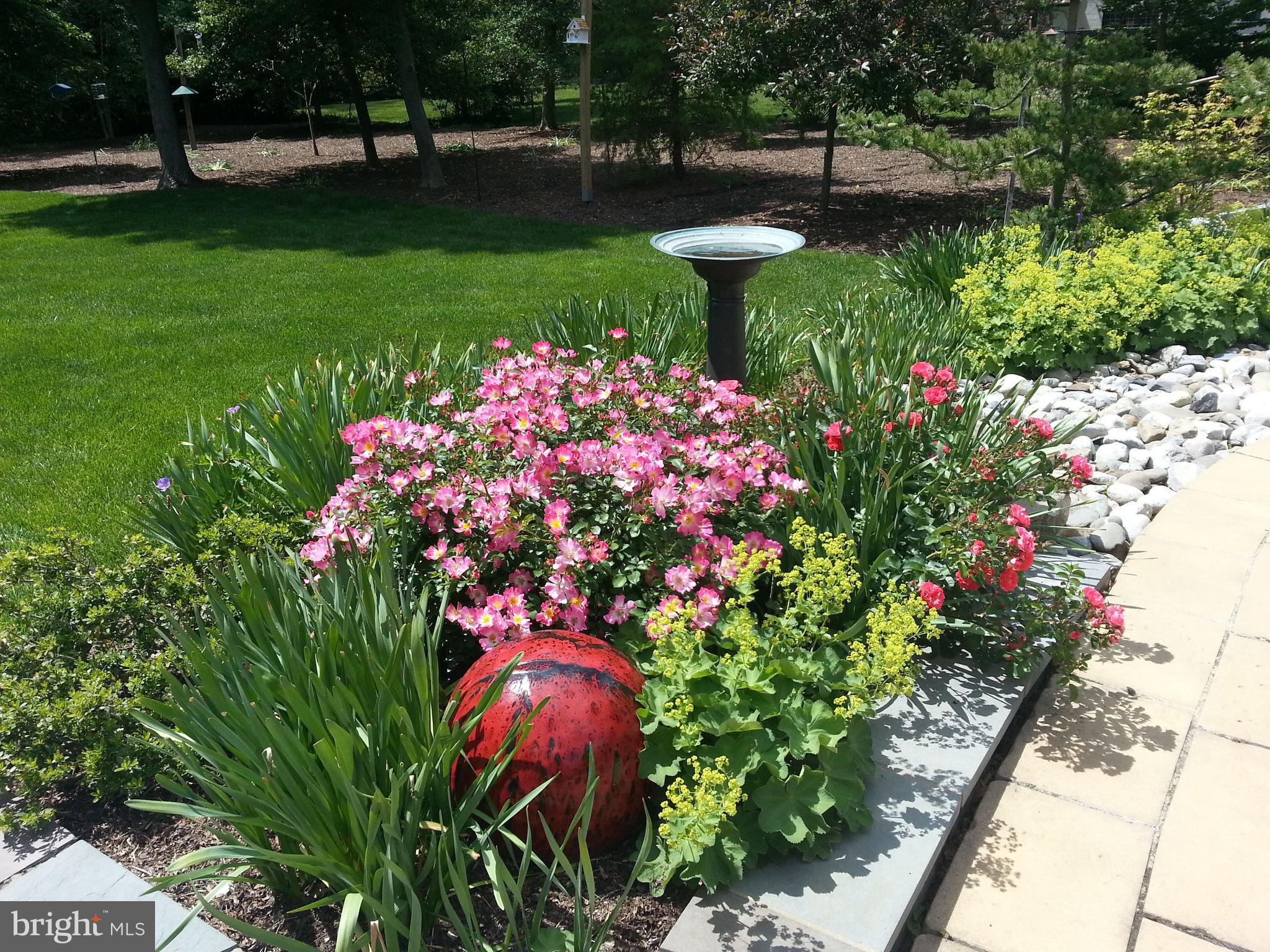 9809 Newhall Road Potomac, MD 20854 - Photo 37 of 37 a front view of a house with a yard and fountain
