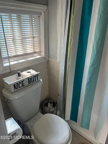 a bathroom with a toilet a sink and a window