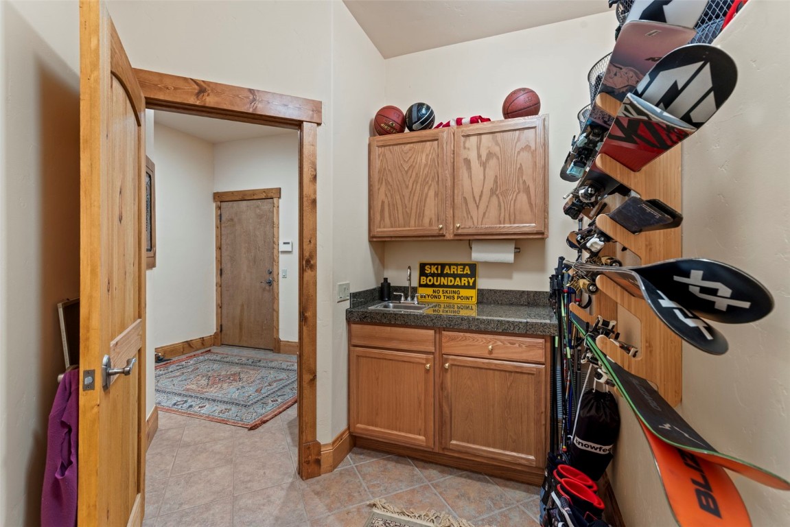 378 Juniata Circle Breckenridge, CO 80424 - Photo 36 of 40 Mud room with sink & Ski closet off garage