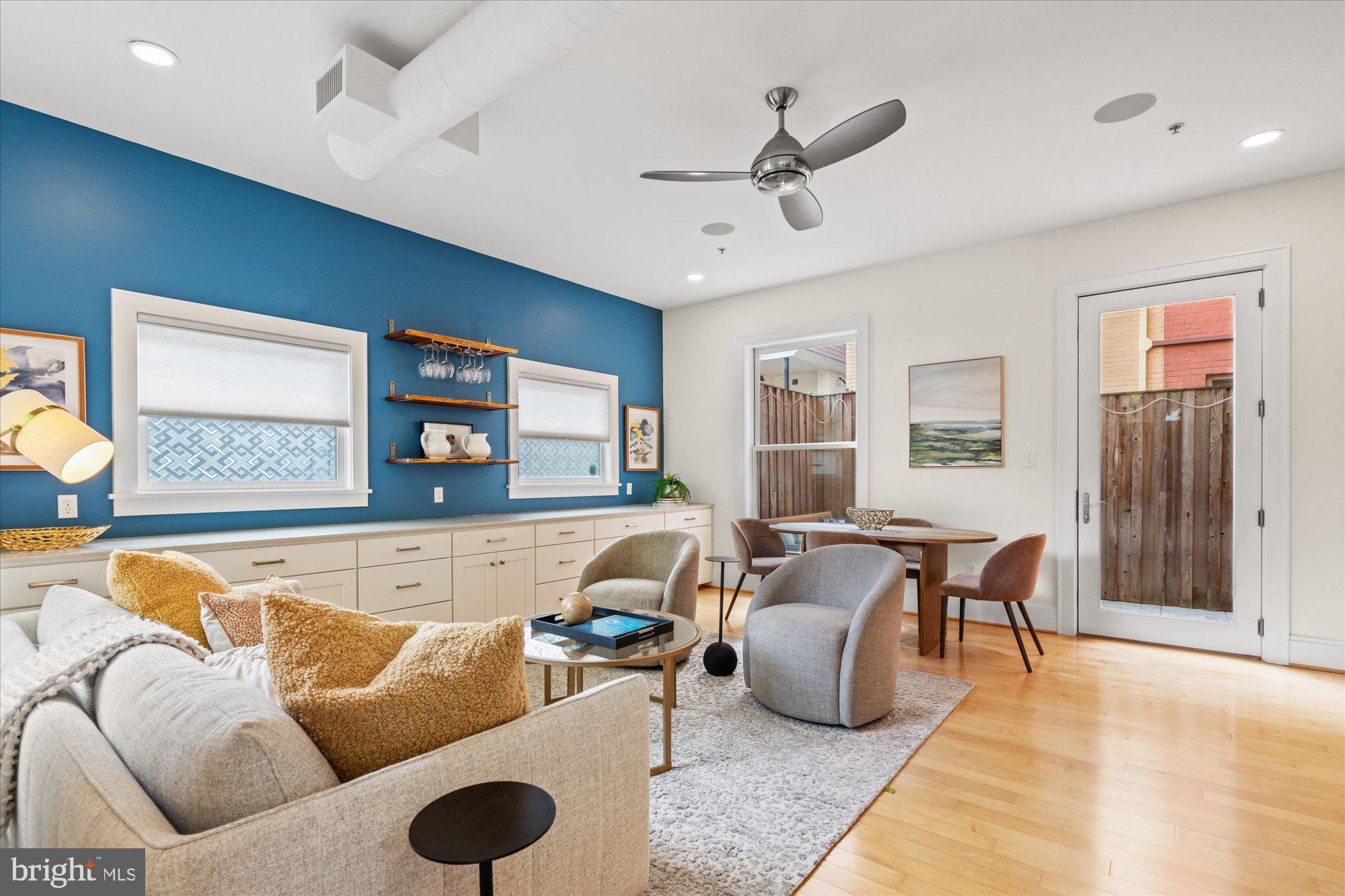 1817 Swann Street Northwest, Unit B Washington, DC 20009 - Photo 2 of 34 a living room with furniture and a window