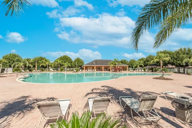 a view of swimming pool and lake view