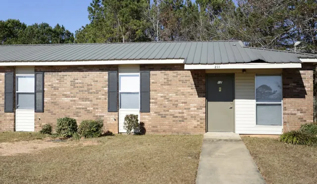 front view of a house with a sink