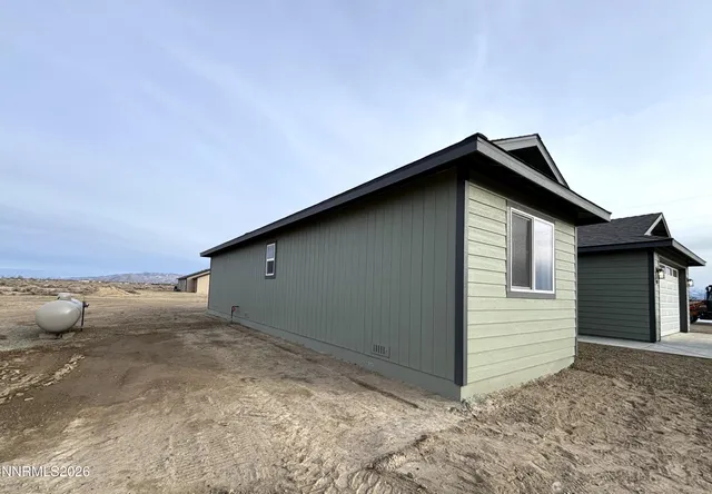 a backyard of a house