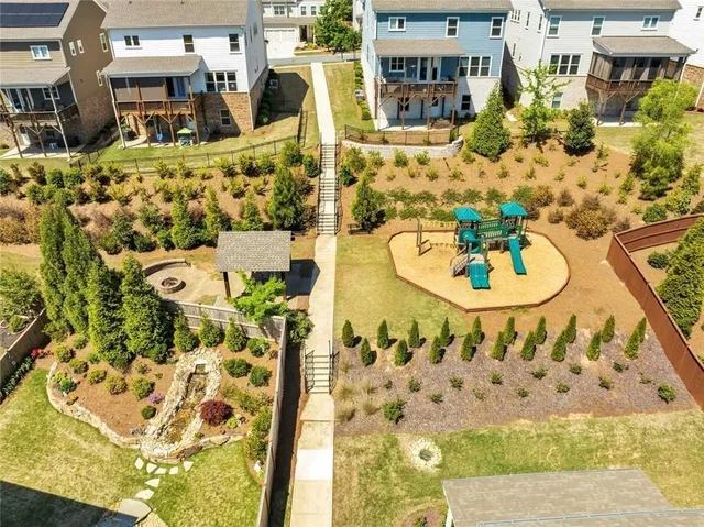 a view of outdoor space and swimming pool