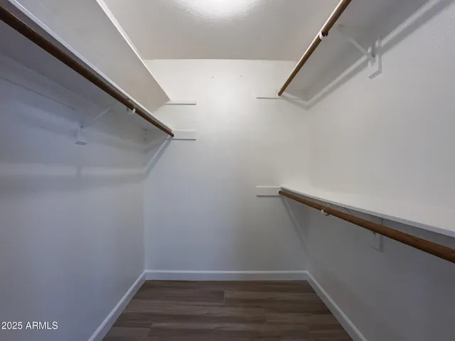 a view of walk in closet