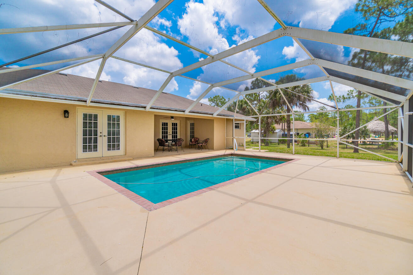 14324 76th Road North Loxahatchee, FL 33470 - Photo 33 of 45 14324 76th Rd N - Pool Area