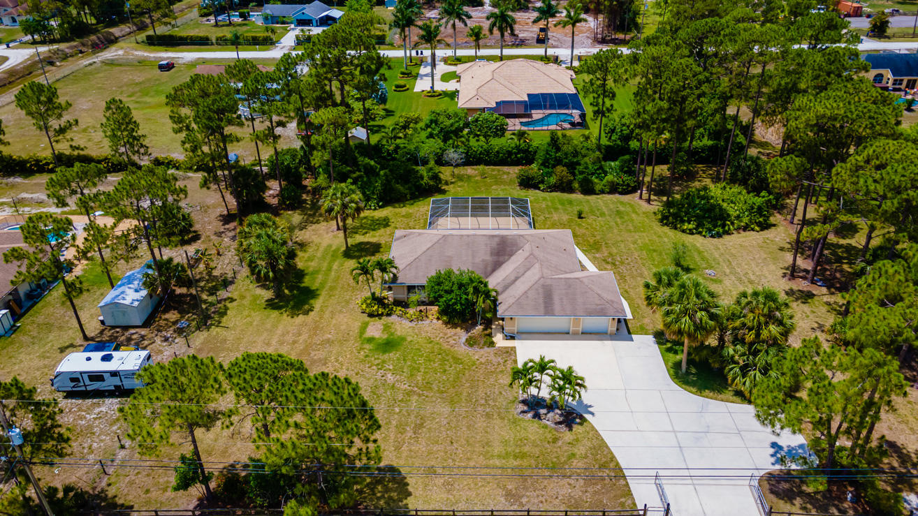 14324 76th Road North Loxahatchee, FL 33470 - Photo 40 of 45 14324 76th Rd N - Aerial View Front