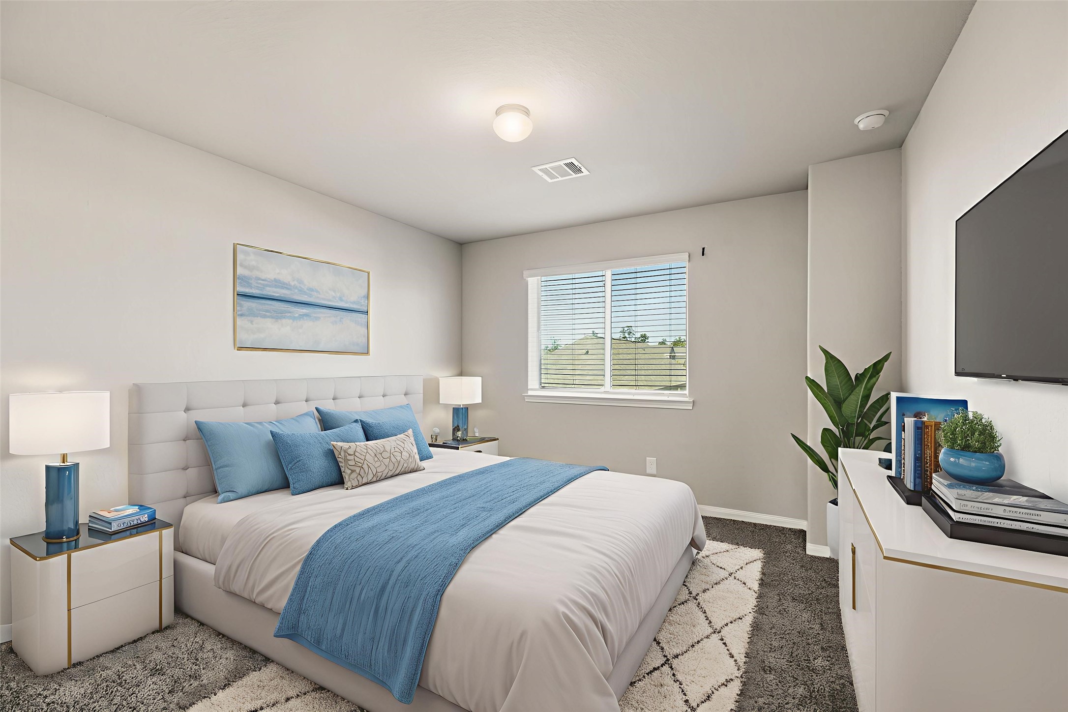 3571 Cannon Drive Conroe, TX 77301 - Photo 20 of 39 2nd level secondary bedroom *Virtually staged*