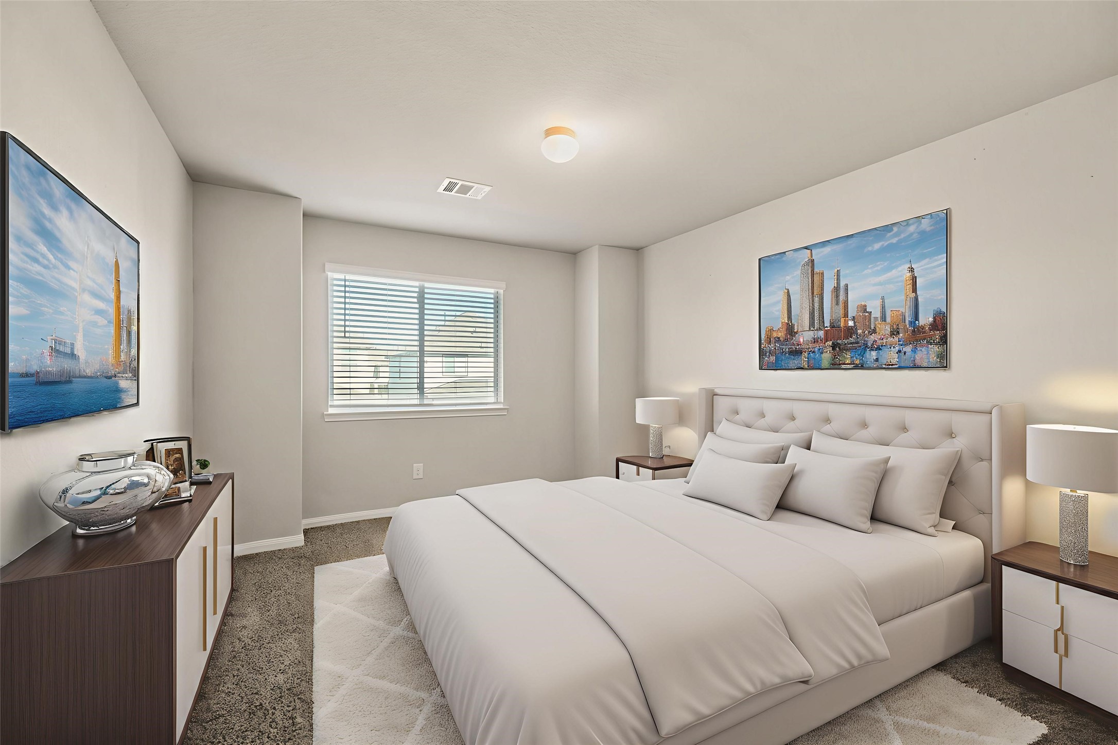 3571 Cannon Drive Conroe, TX 77301 - Photo 23 of 39 2nd level secondary bedroom *Virtually staged*