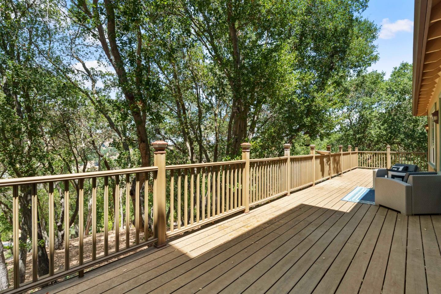 2390 Rockwood Ranch Road Morgan Hill, CA 95037 - Photo 82 of 92 a view of balcony with wooden floor and fence