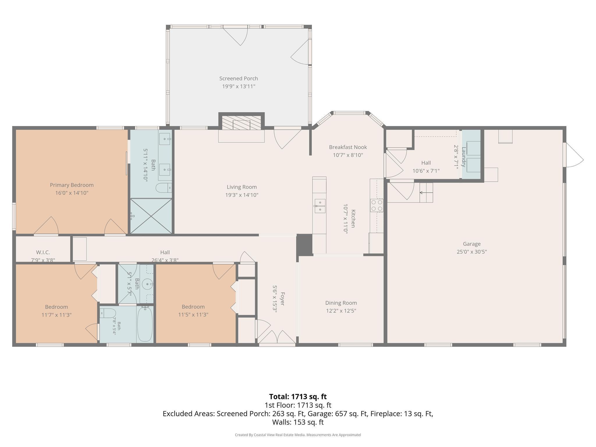 12540 Mary Ann Bch Road Fairhope, AL 36532 - Photo 61 of 61 Floor Plan
