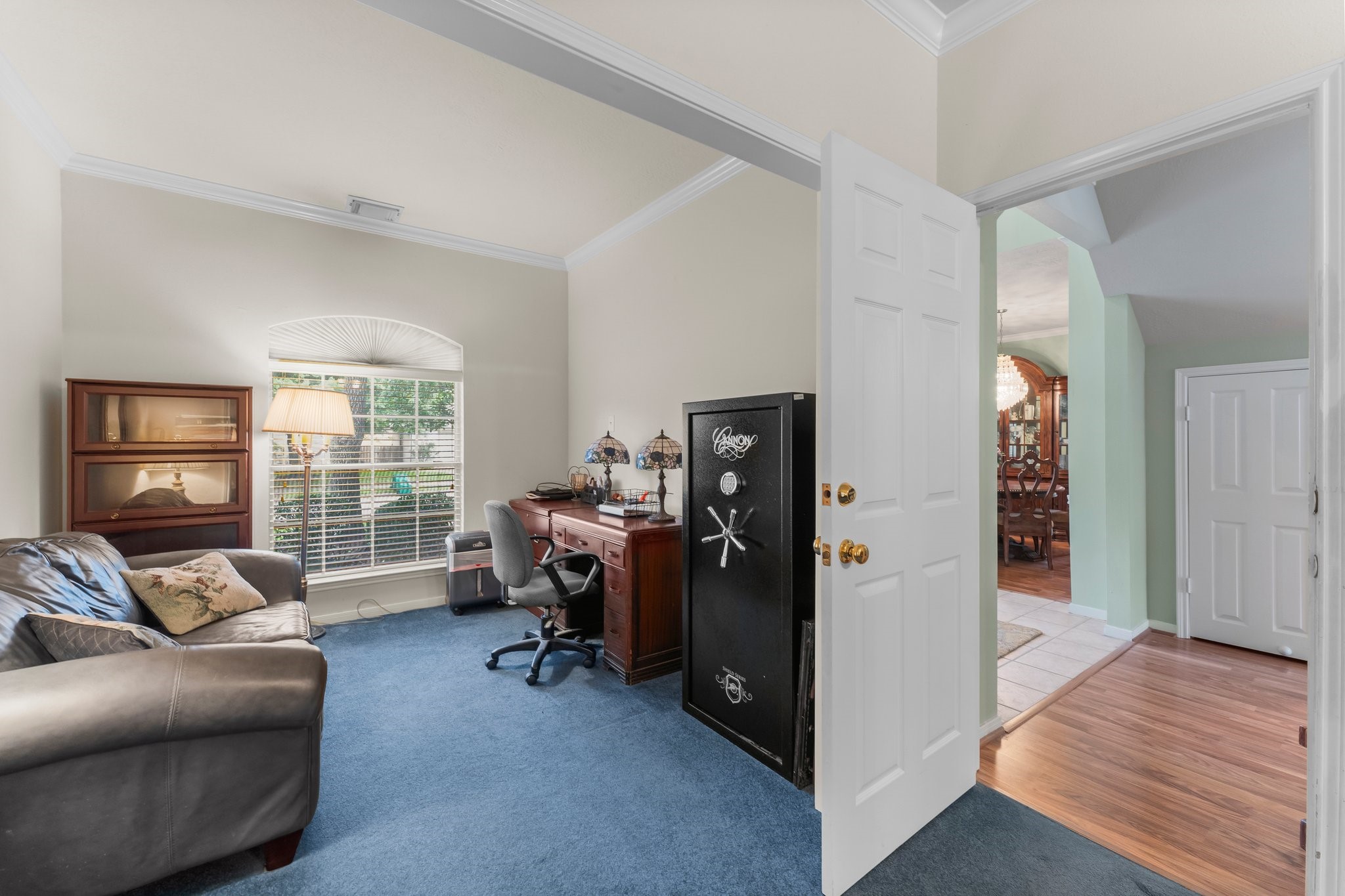 4210 Rainfall Drive Pasadena, TX 77505 - Photo 15 of 46 a view of a livingroom with workspace and a window