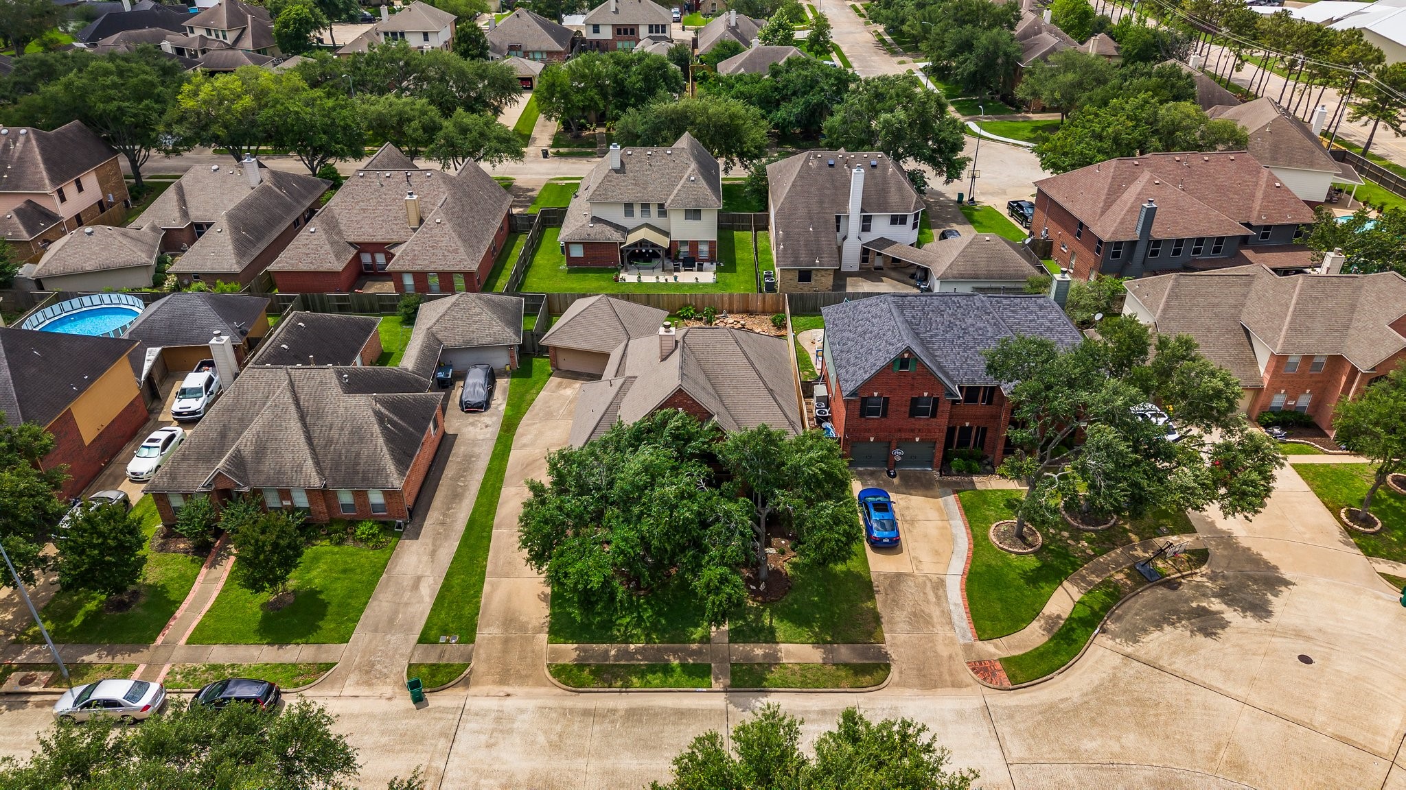 4210 Rainfall Drive Pasadena, TX 77505 - Photo 38 of 46 an aerial view of multiple house