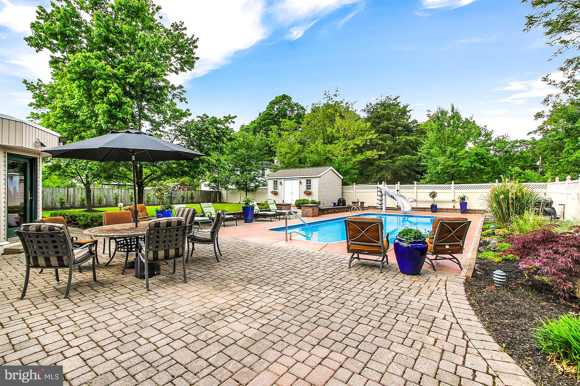 8642 Winding Way Perry Hall, MD 21128 - Photo 3 of 45 Beautiful patio/pool area , enjoy life here!
