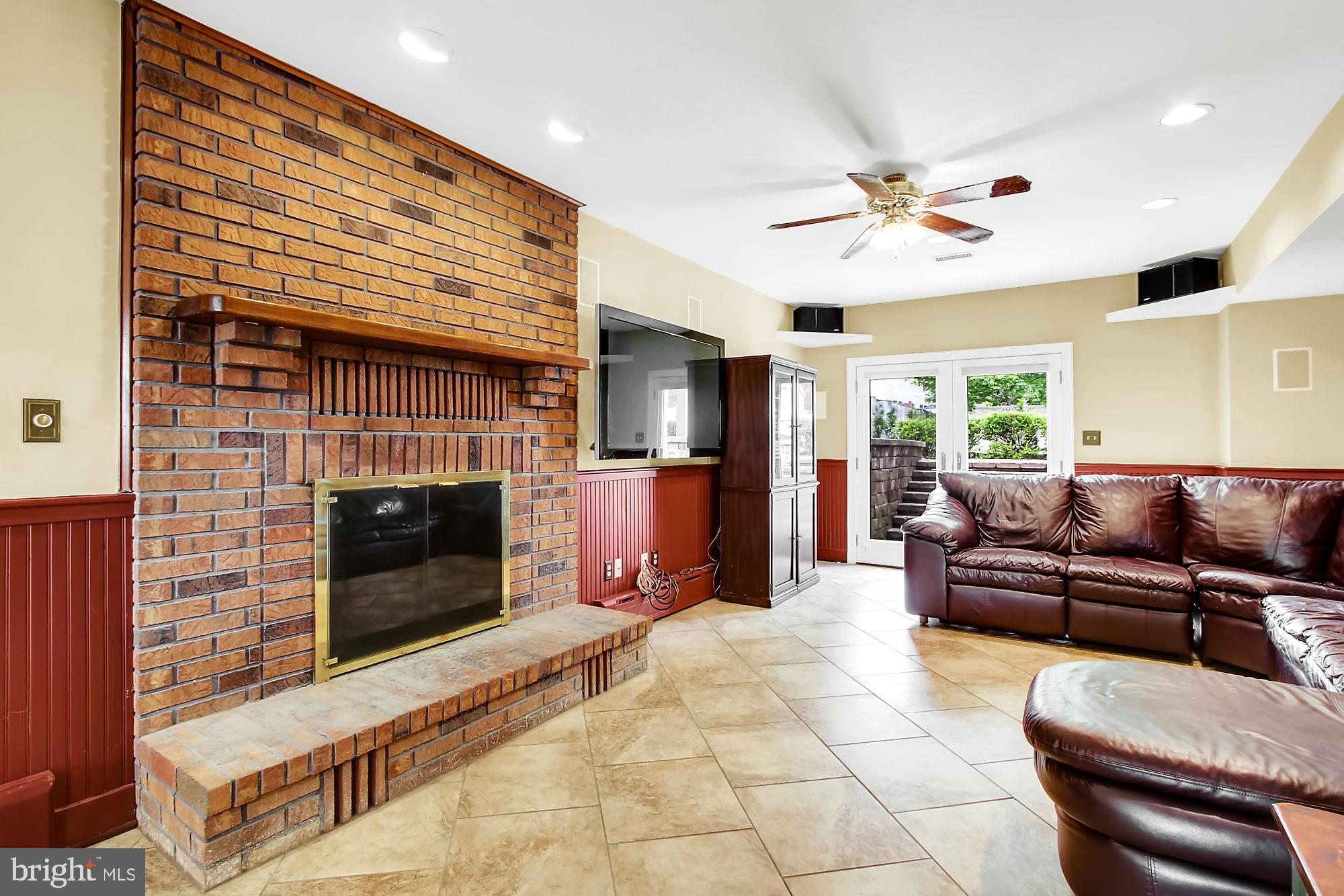 8642 Winding Way Perry Hall, MD 21128 - Photo 34 of 45 Family Room features wood burning fireplace