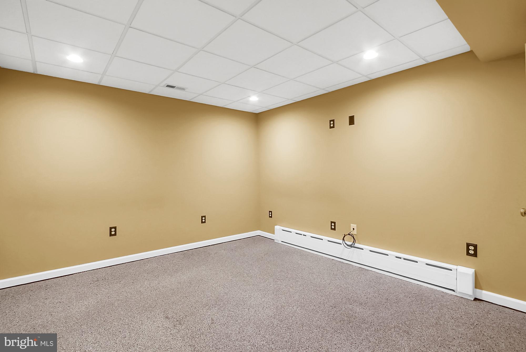 8642 Winding Way Perry Hall, MD 21128 - Photo 39 of 45 Lower level room 2, could be office or bedroom