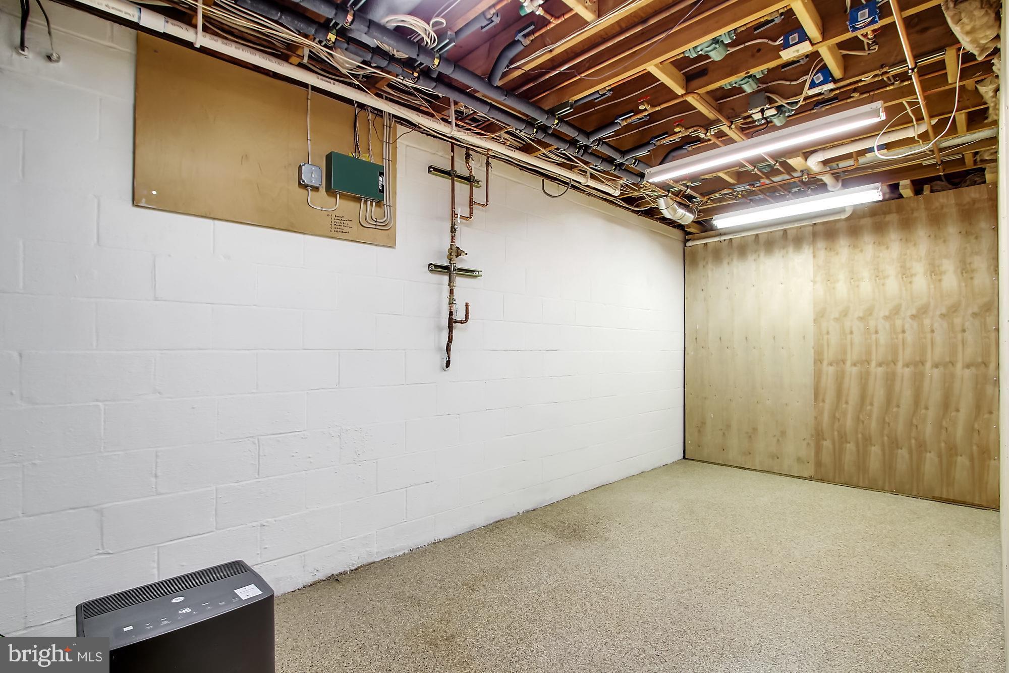 8642 Winding Way Perry Hall, MD 21128 - Photo 40 of 45 Lower level utility/storage room
