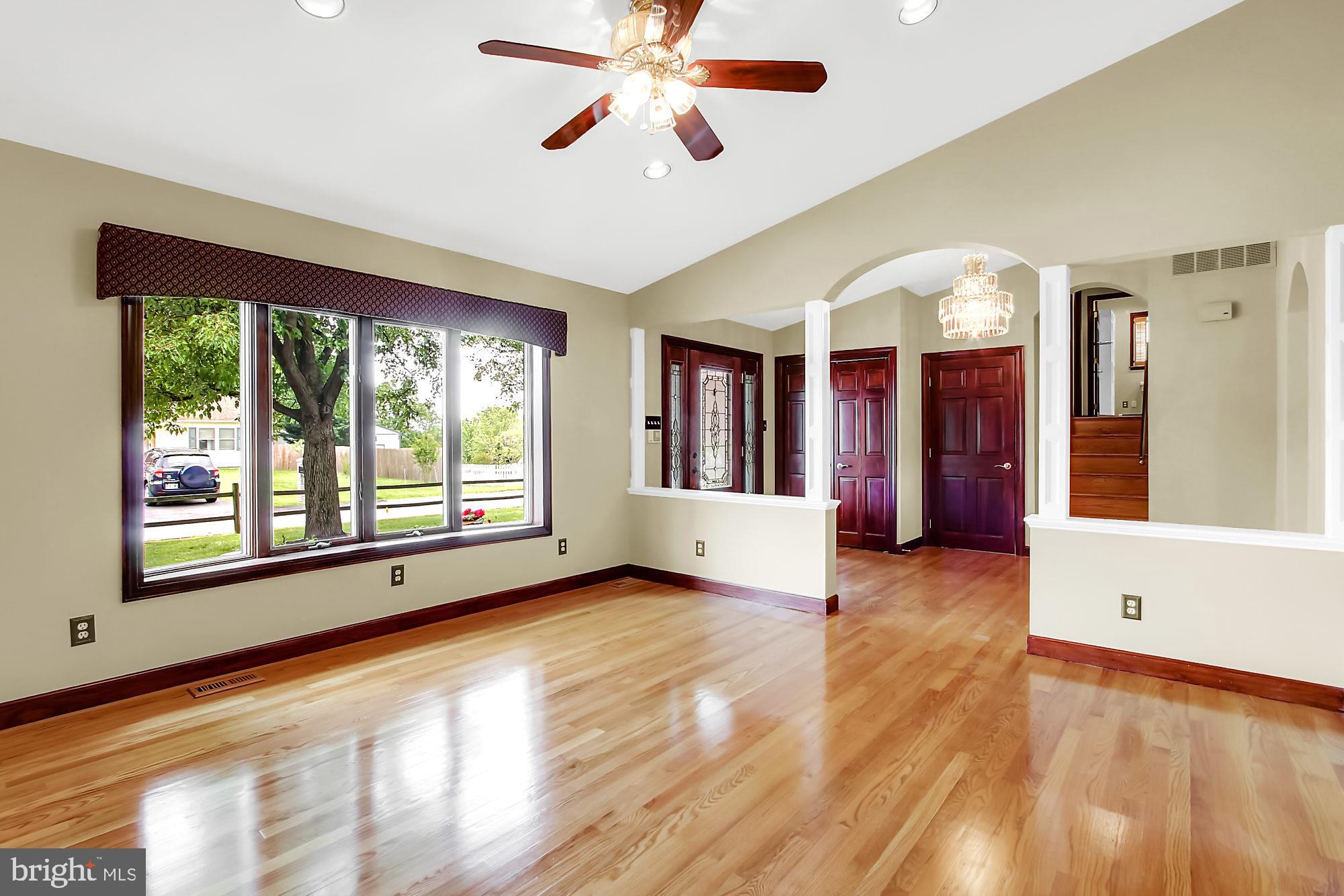 8642 Winding Way Perry Hall, MD 21128 - Photo 7 of 45 Living Room with beautiful hardwood floors