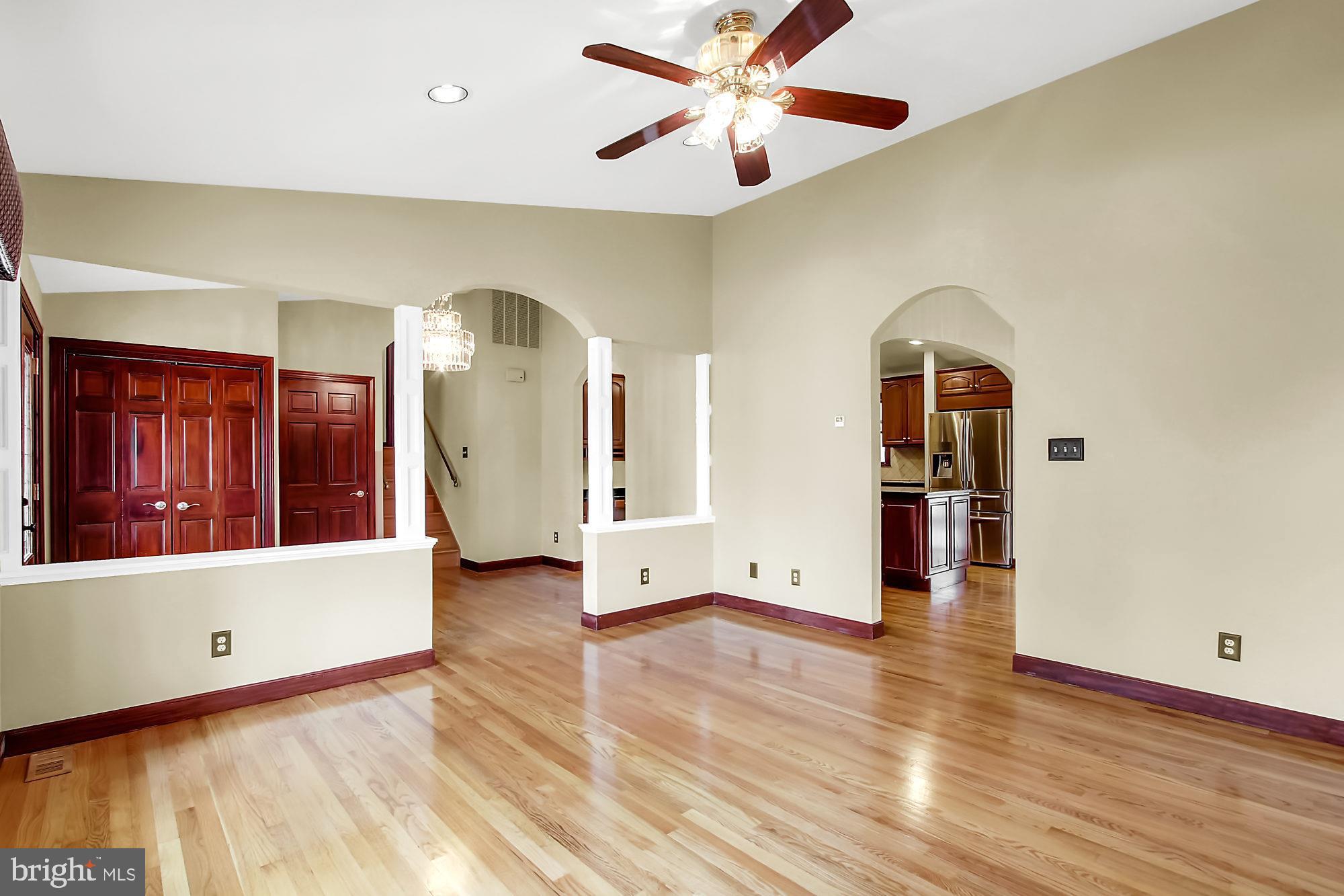 8642 Winding Way Perry Hall, MD 21128 - Photo 9 of 45 Living Room view to foyer
