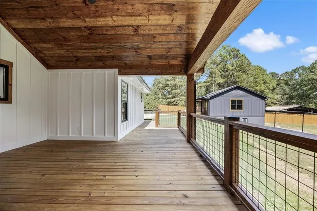 a house with a outdoor space